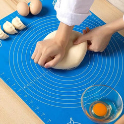 Silicone Roti Mat | Large Size 50x40cm Silicon Roti Mat For Kitchen |  Non-stick Baking Mat Kneading Dough Pad (Random Color)