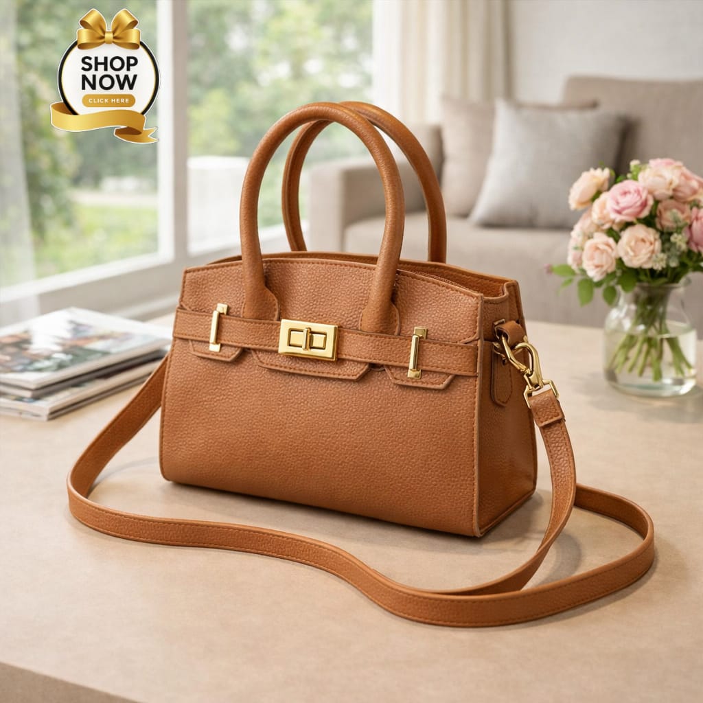 Stylish Shoulder Bag For Girls Premium Fashion Handbag With Belt Elegant Design