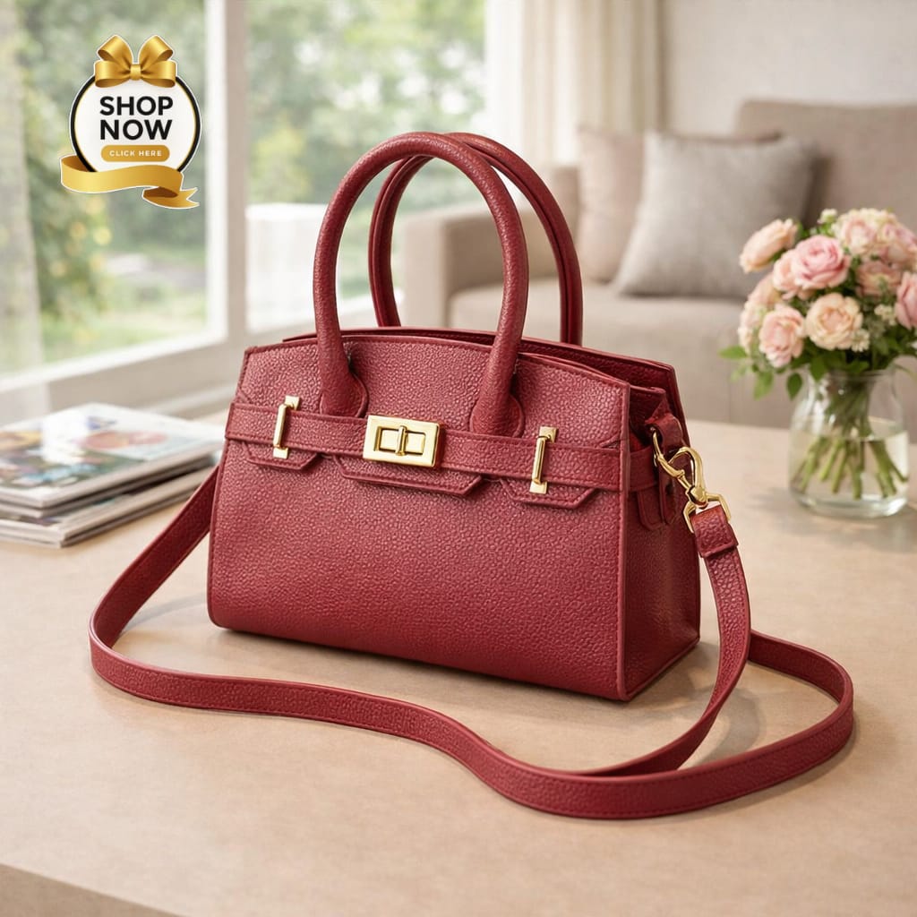 Stylish Shoulder Bag For Girls Premium Fashion Handbag With Belt Elegant Design