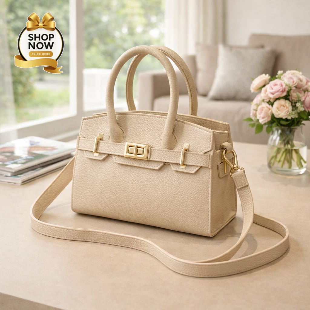 Stylish Shoulder Bag For Girls Premium Fashion Handbag With Belt Elegant Design