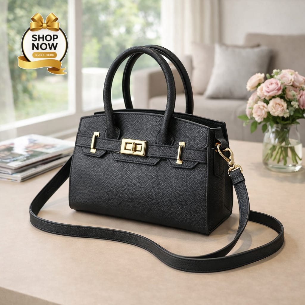 Stylish Shoulder Bag For Girls Premium Fashion Handbag With Belt Elegant Design