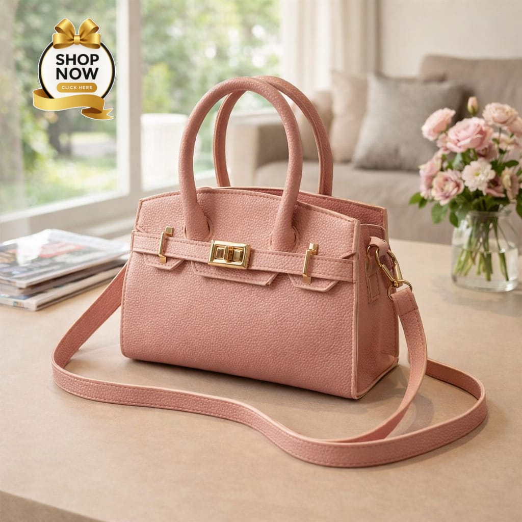 Stylish Shoulder Bag For Girls Premium Fashion Handbag With Belt Elegant Design