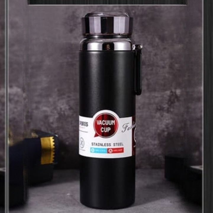 Elegant 800ml/1000ml Thermal Stainless Steel Bottle – Vacuum Insulated Leakproof Water Bottle | Random Color