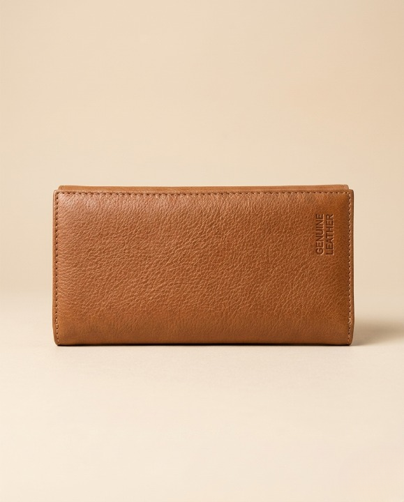 Premium Genuine Leather Long Wallet For Men & Women – 12 Card Slots | Mobile Pocket | Stylish Long Purse